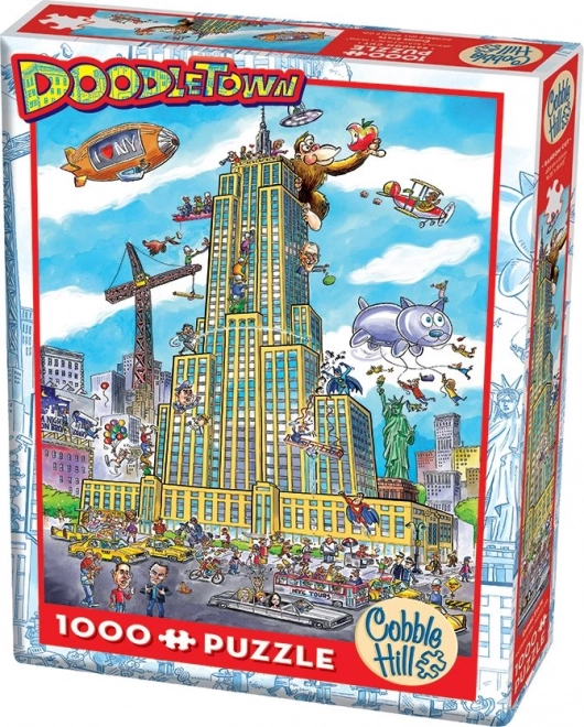 Puzzle DoodleTown: Empire State 1000 dielikov