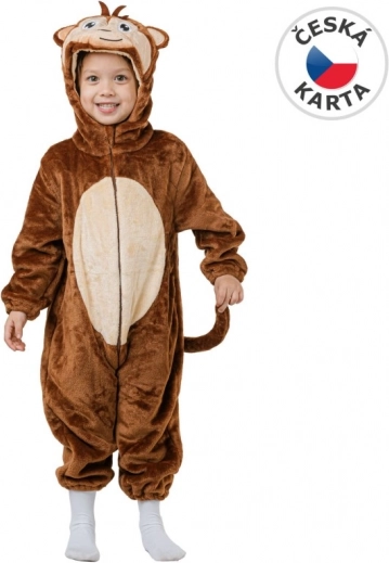 Karnevalový kostým opička pre deti, veľkosť 92-104 cm
