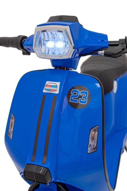 Retro skúter modrý