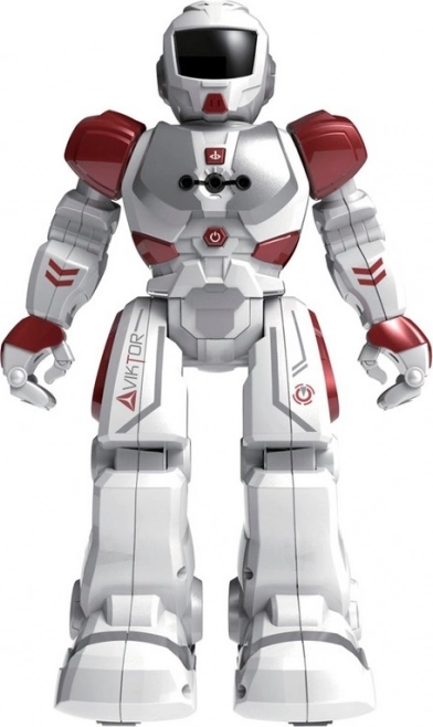 Interaktívny robot Viktor 27 cm, 21 funkcií, červený