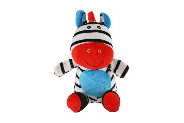 Plyšová chrastítko Zebra 24 cm