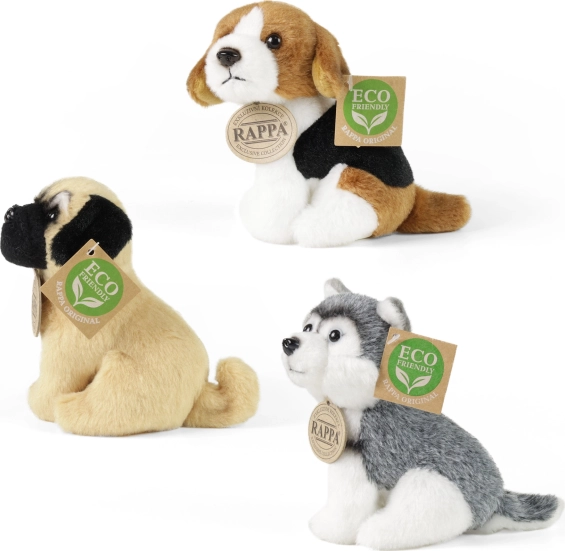 Realistické plemená: Bígl, Mops a Husky