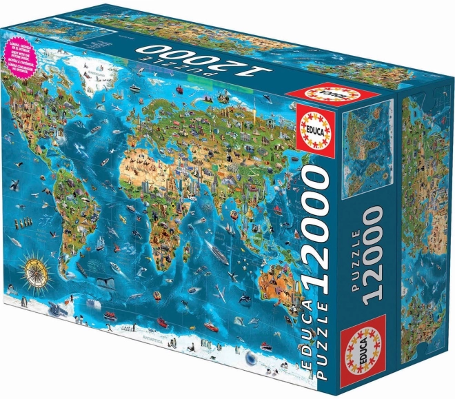 Educa puzzle zázraky sveta 12000 dielikov