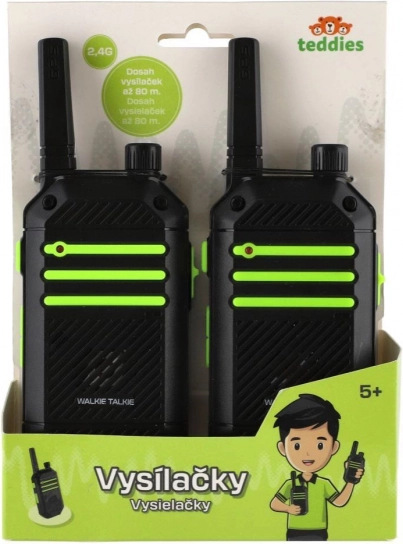 Detské vysielačky Walkie-Talkie 2,4 GHz s dosahom 80 metrov