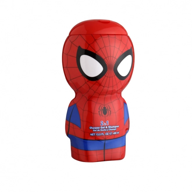 Spiderman sprchový gél a šampón 400 ml 3D fľaša