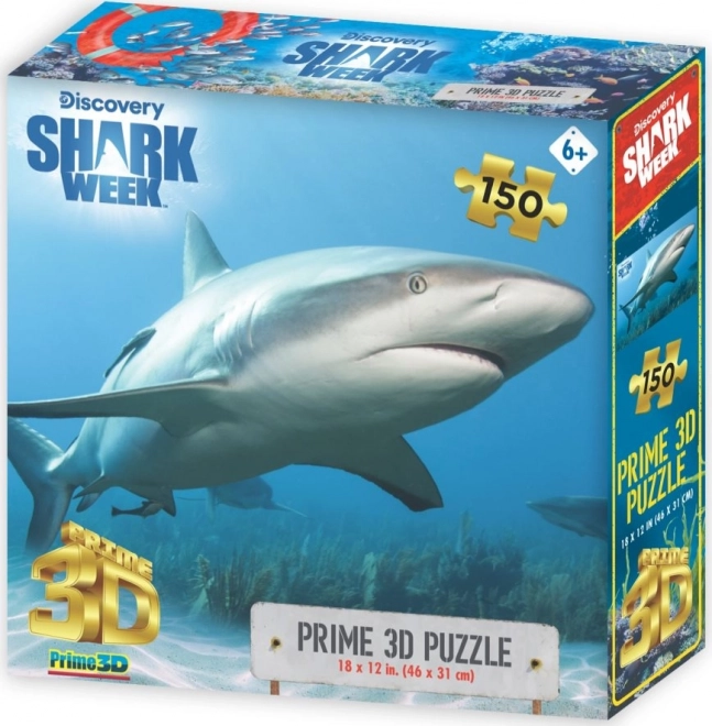 3D Puzzle - Karibský útesový žralok