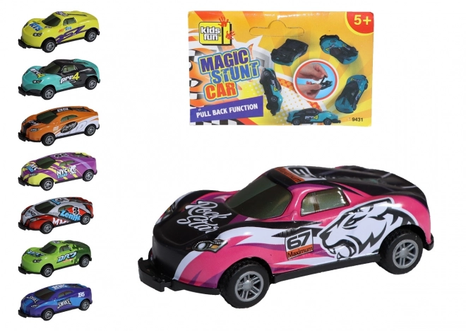 Kovové kaskadérske auto 9 cm