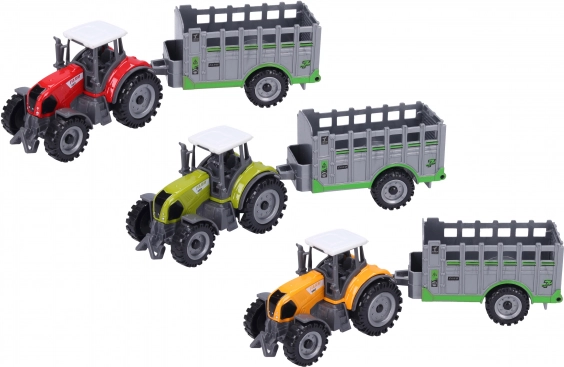 Kovový Traktor s Ohrádzkou 19 cm