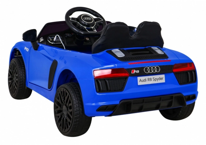 Audi R8 na akumulátor pre deti modrý