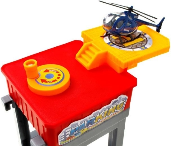Heliport a flotila vozidiel