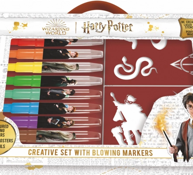 Kreatívna sada fúkacích fixov Harry Potter