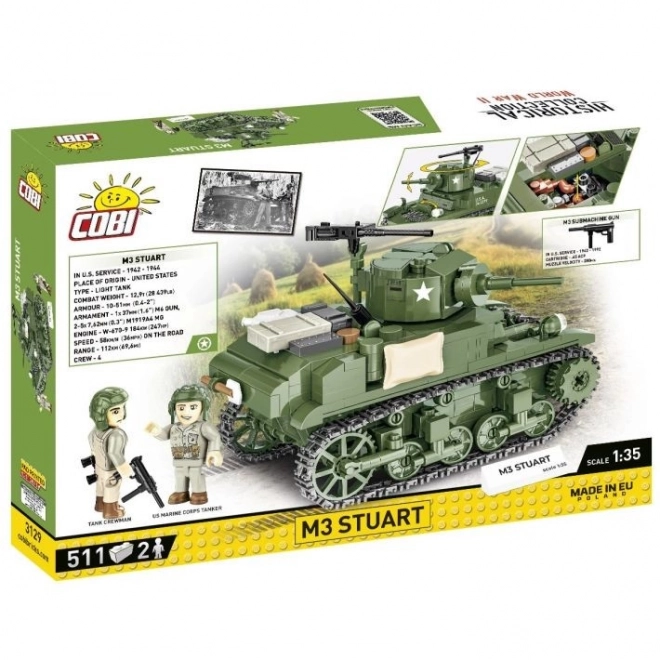 Tank M3 Stuart z kolekcie Historical Collection