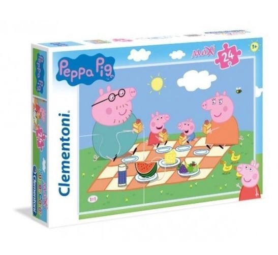 Clementoni Puzzle Prasiatko Peppa Maxi 24 dielikov