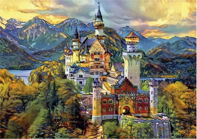 Puzzle Neuschwanstein 1000 dielikov