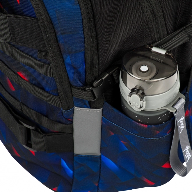 BAAGL set ruksak, peračník a športová taška Skate Indigo