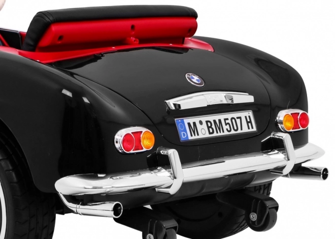 Elektrické autíčko BMW 507 Retro pre deti čierne
