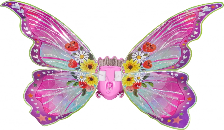 Žiariace motýlie krídla s viacerými režimami