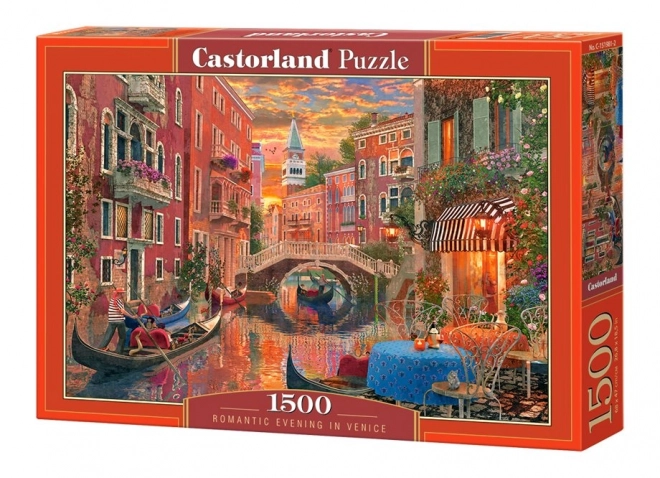 Castorland Puzzle Romantický Večer V Benátkach