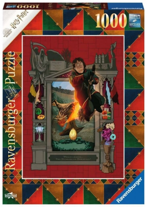 Puzzle Harry Potter: Na lietajúcej metle 1000 dielov