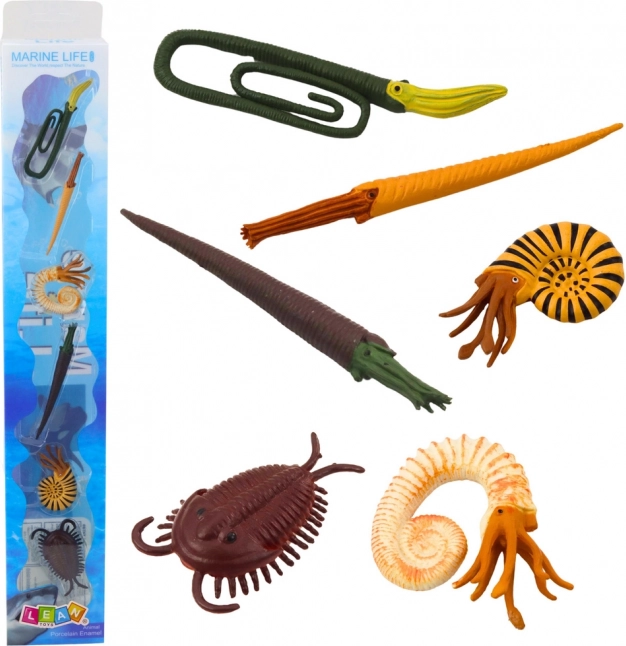 Súprava Mini Figúrky Prehistorických Morských Tvorov 6 ks