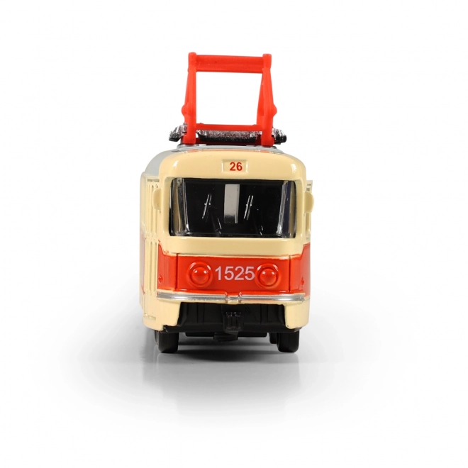Kovová retro električka Bratislava 16 cm