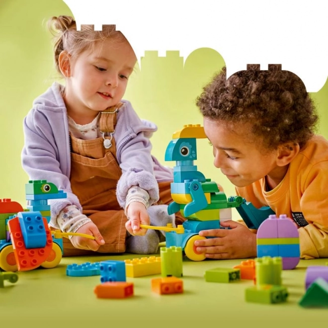 Stavebnica LEGO DUPLO 3 v 1: Dinosaury na Kolieskach