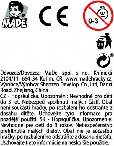 Skákajúca guľôčka Hopík s bodkami