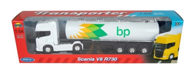 Kamión SCANIA V8 R730 s cisterňou - Welly