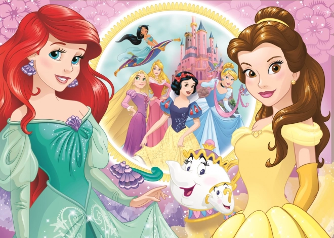 Puzzle 100 dielikov - Spomienky Belli a Ariel od Disney Princeznej