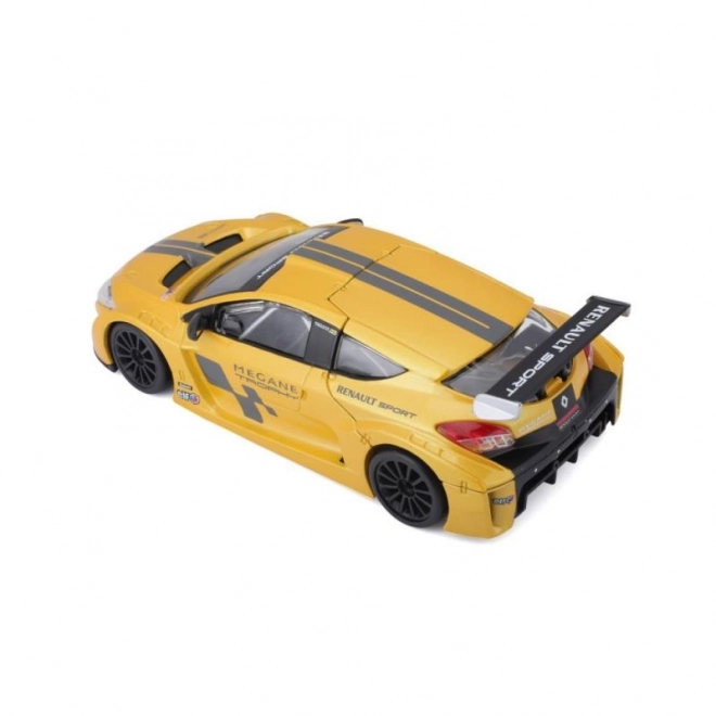 Bburago model Renault Mégane Trophy 1:24 Metalická žltá 18-22115