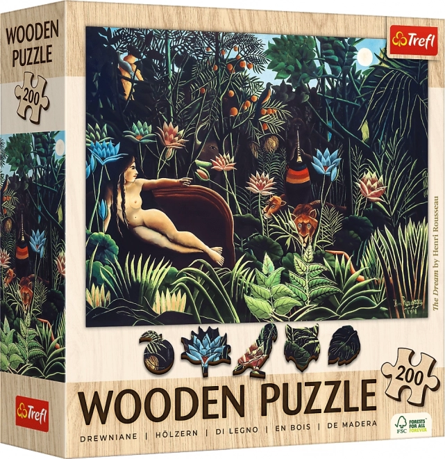 Drevené puzzle Henri Rousseau - Sen 200 dielikov