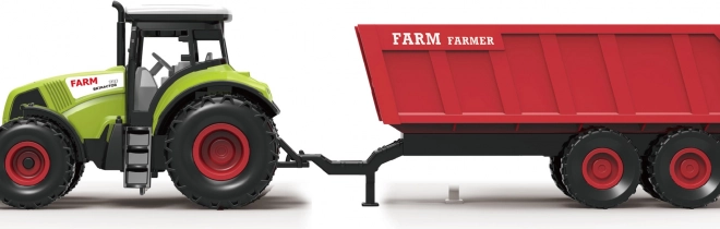 Traktor s prívesom a efektmi