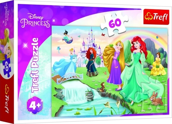 Trefl puzzle s Disney princeznami 60 dielikov