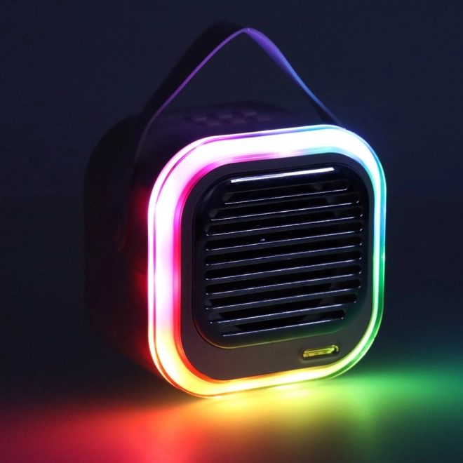 Karaoke reproduktor s USB a Bluetooth, modrý