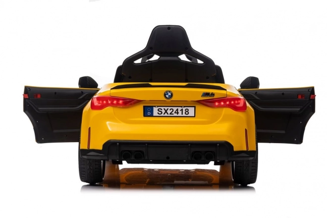 Auto na akumulátor BMW M4 žlté