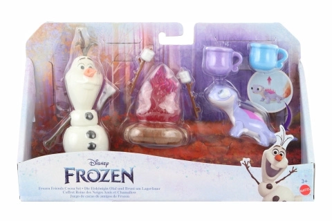 Frozen Olaf a Bruni u ohýnku