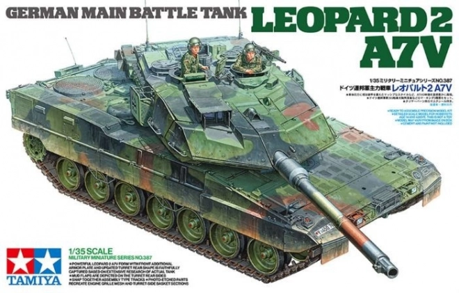 Plastikový model nemeckého hlavného bojového tanku Leopard 2 A7V