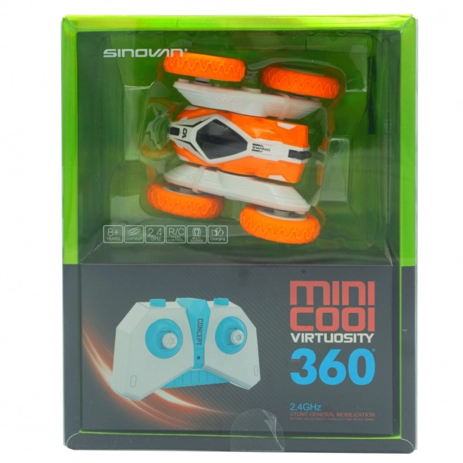 Kaskadérske RC auto mini oranžové