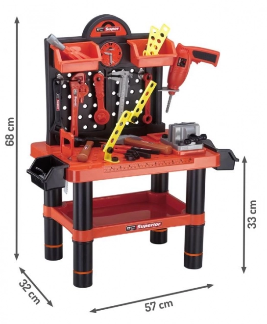 Detská dielňa s náradím Superior