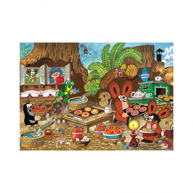 Puzzle Krtek v kuchyni XL 100 dielikov