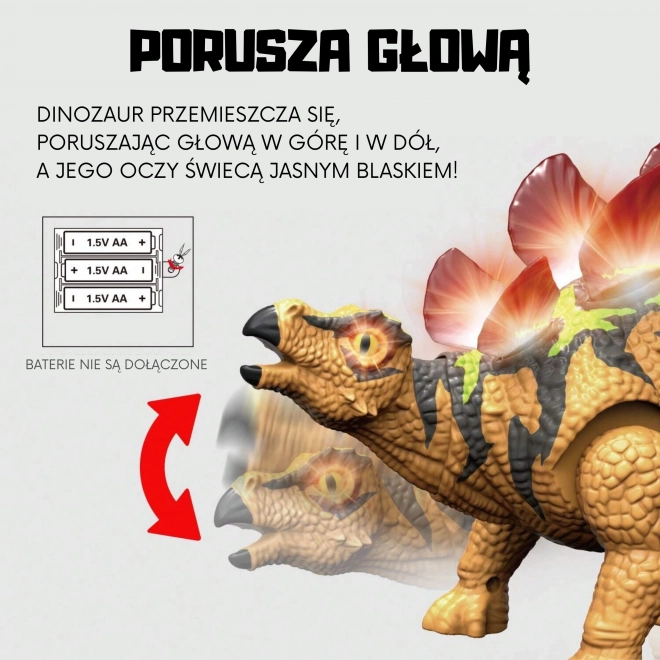 Woopie Dinosaurus na diaľkové ovládanie RC Robot Stegosaurus