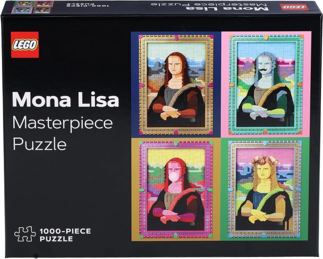 Puzzle 1000 dielikov LEGO Mona Lisa