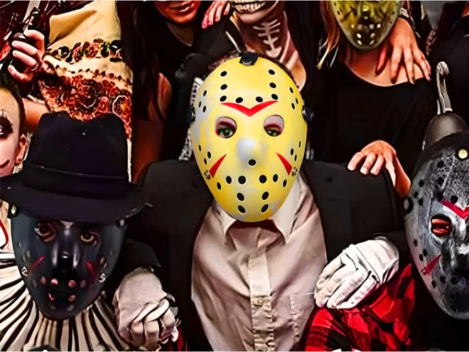 Halloweenska maska Jason z filmu Piatok trinásteho