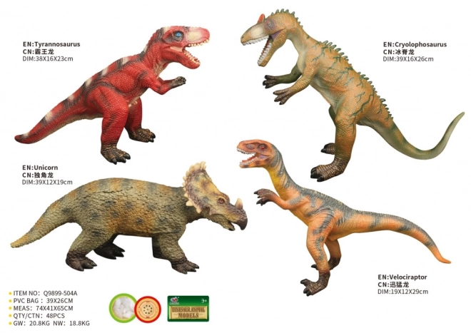 Mäkký dinosaurus 42 cm