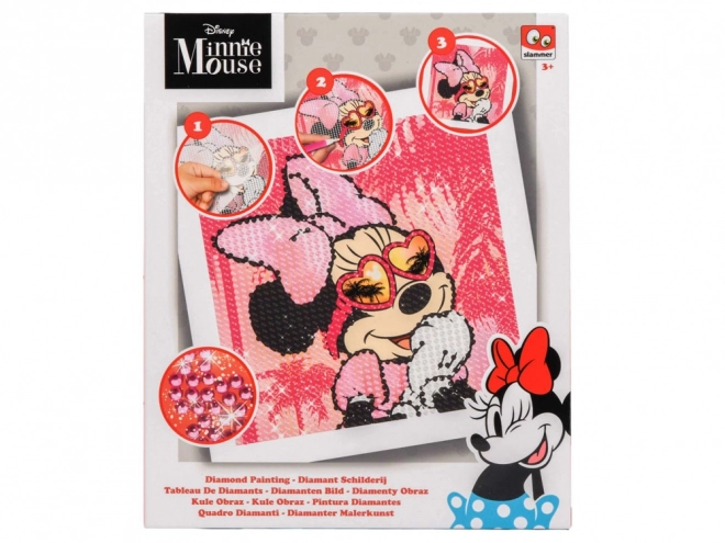 Diamantová nálepka Minnie Mouse Disney