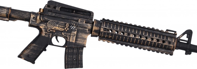 Plastová puška na zotrvačník 61 cm