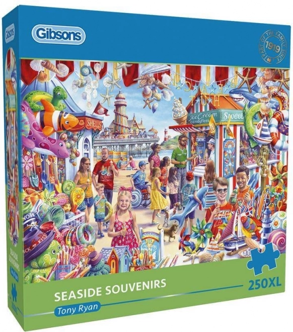 Gibsons Puzzle Nákup suvenírov pri mori XL 250 dielikov