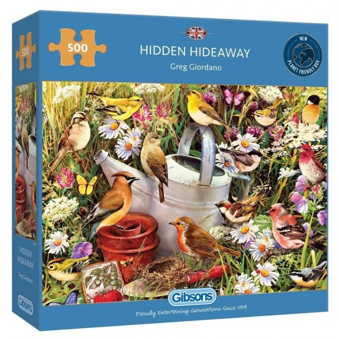 Gibsons Puzzle Skrytý Úkryt 500 Dielikov