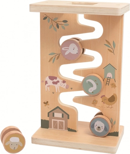 drevený labyrint so zvieratkami 2Kids Toys