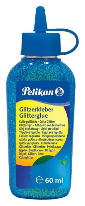 Pelikan Glitrové lepidlo tyrkysové